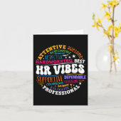 人事人事Hr Vibesアナリスト従業員Guisa カード (黄色い花)