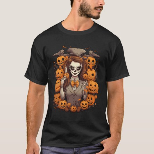 人事専門医ハロウィーンカスタムGraphi Tシャツ (正面)