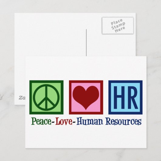 人事平和ラブHR ポストカード (正面/裏面)