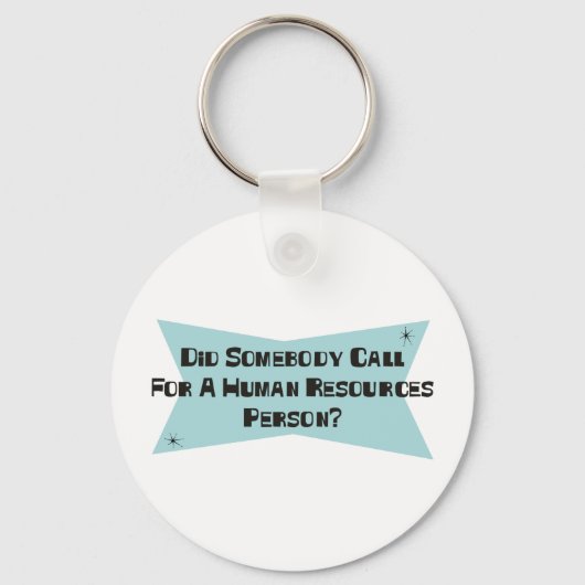人事担当者を呼び出した キーホルダー (正面)