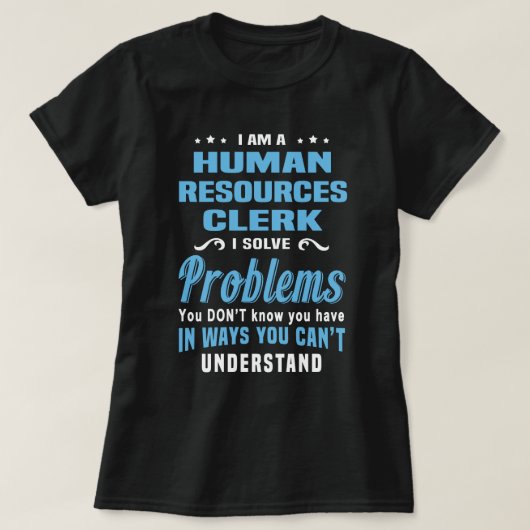 人事担当者 Tシャツ (デザイン正面)