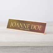 人事管理デスク名プレート デスクネームプレート (正面)