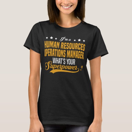人事管理責任者 Tシャツ (正面)