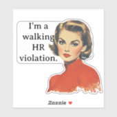 人事違反レトロハウスワイフ シール (シート)