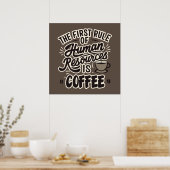 人事部の第一の掟はコーヒーです ポスター (キッチン)