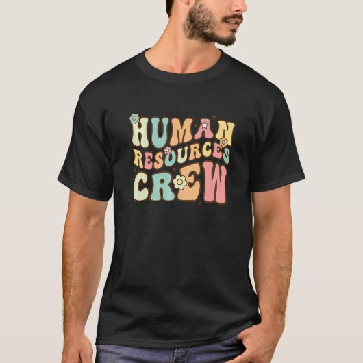 人事部チーム 人事関連 従業員 担当取締役 アップ Tシャツ (正面)
