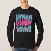 人事部チーム HR部隊 チーム人事マネージャー管理職 Tシャツ (正面)