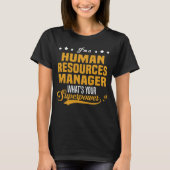 人事部長 Tシャツ (正面)