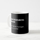 人事部 おもしろい マネージャーの一言 コーヒーマグカップ (正面左)