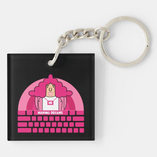 人事部 キーホルダー (裏面)