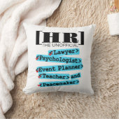 人事非公式おもしろいHR クッション (ブランケット)
