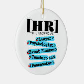 人事非公式おもしろいHR セラミックオーナメント (右)