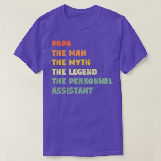 人事Aおもしろいに対する人事アシスタントのギフト Tシャツ (デザイン正面)