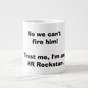 人事HRロックスターMug ジャンボコーヒーマグカップ