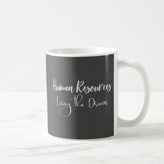 人事HR夢のユーモア事務所を生きる コーヒーマグカップ (右)
