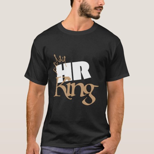 人事Hr King人事オフィスHum Tシャツ (正面)