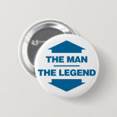 人伝説-青 缶バッジ (正面&裏面)