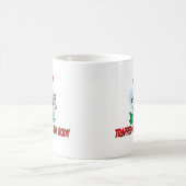 人体で引っ掛かるヤギ コーヒーマグカップ (中央)