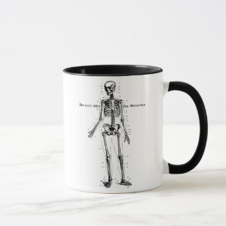人体の図表のマグ マグカップ