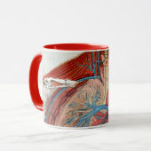 人体の解剖学 マグカップ (正面左)