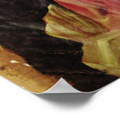 人体の頭部の解剖学的スケッチ ポスター (角)