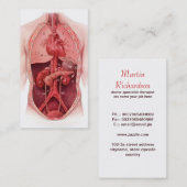 人体は医学の名刺を分けます 名刺 (正面/裏面)