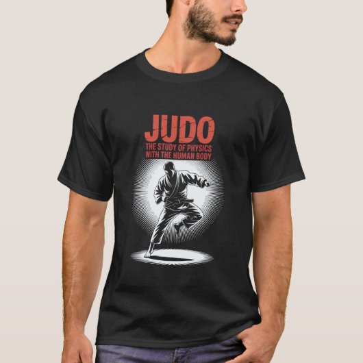 人体を使った古典物理学の研究 Tシャツ (正面)