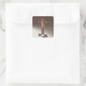 人体剣の柄 スクエアシール (バッグ)