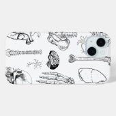 人体解剖学 ヴィンテージ 医療イラストセット Case-Mate iPhoneケース (裏面 (横))