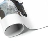 人保持馬灯包み紙 ラッピングペーパー (ロールコーナー)