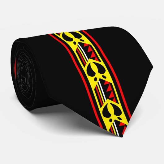 人保護々（黒） ネクタイ (ロール)