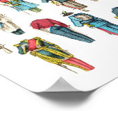 人兵ミニチュア紙人形 ポスター (角)