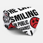 人前でにこにこ笑うのは法に反する ネクタイ (ロール)