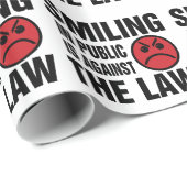 人前で微笑むのは法に反する ラッピングペーパー (ロールコーナー)