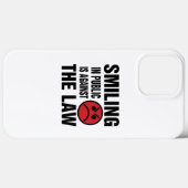 人前で微笑むのは法に反する Case-Mate iPhoneケース (裏面 (横))