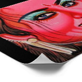 人力車アートスモールポスター ポスター (角)