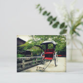 人力車日本の ポストカード (スタンド正面)