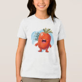 人参が悲しい トライブレンドＴシャツ (正面)