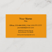 人参カラフル 名刺 (裏面)