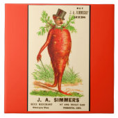 人参ビクトリアン業者 タイル (正面)