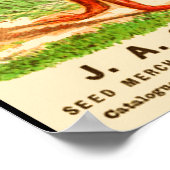 人参ビクトリアン業者 ポスター (角)