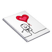 人及びハート ノートブック (右側)