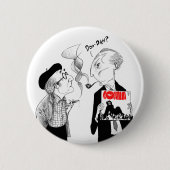 人及びマーセル"Doo-Dahか"。 Pin -ベンWickey著芸術 缶バッジ (正面)