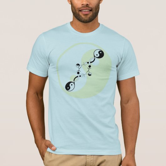 人及びユニセックス-二元性 Tシャツ (正面)