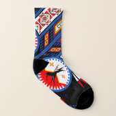 人及び女性のソックス(戦争馬の盾) ソックス (右外側)