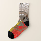 人及び女性のソックス(4方向) ソックス (左外側)