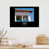 人口動態のポスターは少ない ポスター (キッチン)