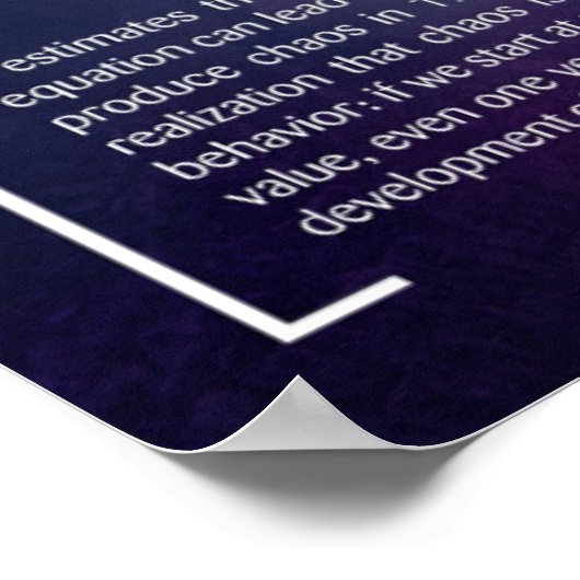 人口増加の論理モデル ポスター (角)