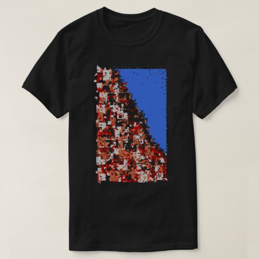 人口密度が高い Tシャツ (デザイン正面)