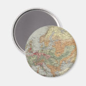 人口密度 |ヨーロッパの地図 マグネット (正面/裏面)